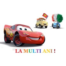 A4LMQ2 Vafa Cars Lightning McQueen cu Guido si Luigi